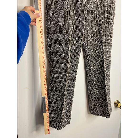 Outfit Petite Pants Womens 4P Career Ankle Gray Pull On Zip Front - Picture 4 of 7